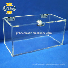 Jinbao Clear Display Case Plexiglass Sneaker Acrylic Shoe Box